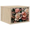 vidaXL Vegghengt nattbord BORNE Sonoma eik 36 x 33 x 25 cm