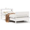vidaXL Sengeramme uten madrass hvit 90x190 cm heltre furu
