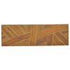 vidaXL Konsollbord 110x35x75 cm heltre teak