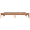 vidaXL Sengeramme heltre teak 200x200 cm