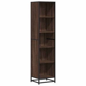 vidaXL Bokhylle brun eik 40x35x170,5 cm konstruert tre
