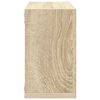 vidaXL Vegghyller kubeformet 2 stk sonoma eik 26x15x26 cm