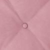 vidaXL Bakputen Rosa 140 x 50 cm Corduroy stoff