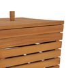 vidaXL Skittentøyskurv 30x30x45 cm heltre teak