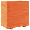 vidaXL Plantekasse voksbrun 70x40x72,5 cm heltre furu