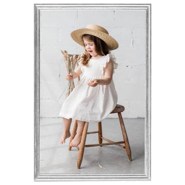 vidaXL Fotorammekollasj for vegg 5 stk s&oslash;lv 70x90 cm MDF