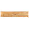 vidaXL Bordplate 160x20x3,8 cm naturlig kant heltre mango