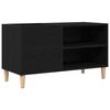 vidaXL Plateskap 84,5 x 38 x 48 cm Konstruert tre Svart eik