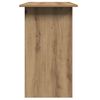 vidaXL Skrivebord artisan eik 80x45x74 cm konstruert tre