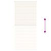 vidaXL Sebragardin marmor beige stoff bredde 90,9 cm polyester