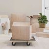 vidaXL Transporttraller 2 stk rektangul&aelig;r 50x35x11,5 cm 250 kg