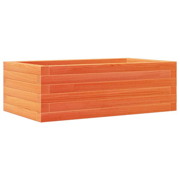 vidaXL Plantekasse hvit 70x40x23 cm heltre furu
