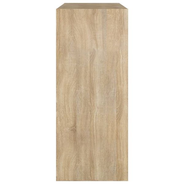 vidaXL Bokhylle/romdeler sonoma eik 80x30x72 cm