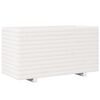 vidaXL Plantekasse hvit 90x40x49,5 cm heltre furu