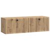 vidaXL Vegghengt TV skap 98 x 31 x 30 cm Artisan eik Konstruert tre