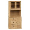 vidaXL Highboard VIGO 78x40x175 cm heltre furu