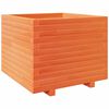 vidaXL Plantekasse voksbrun 60x60x49,5 cm heltre furu