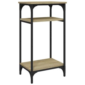 vidaXL Sidebord sonoma eik 40x30x75 cm konstruert tre