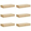 vidaXL Lagringsboks 6 pcs Krem 100 x 50 x 18 cm Ikke-vevd stoff
