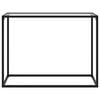 vidaXL Konsollbord gjennomsiktig 100x35x75 cm herdet glass