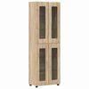 vidaXL H&oslash;yskap FLORIN 60 x 35 x 182 cm Sonoma eik Konstruert tre