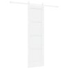 vidaXL Skyved&oslash;r ORKDAL 61 x 198,5 cm Konstruert tre Hvit