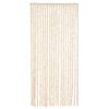 vidaXL Fluegardin beige og hvit 90x200 cm chenille