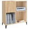 vidaXL Hifi-benk sonoma eik 84,5x38x89 cm konstruert tre