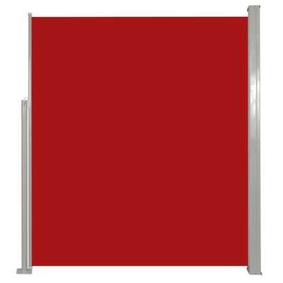 vidaXL Sidemarkise for balkong 160x300 cm rød