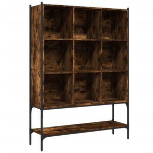 vidaXL Bokhylle r&oslash;kt eik 102x30x141,5 cm konstruert tre