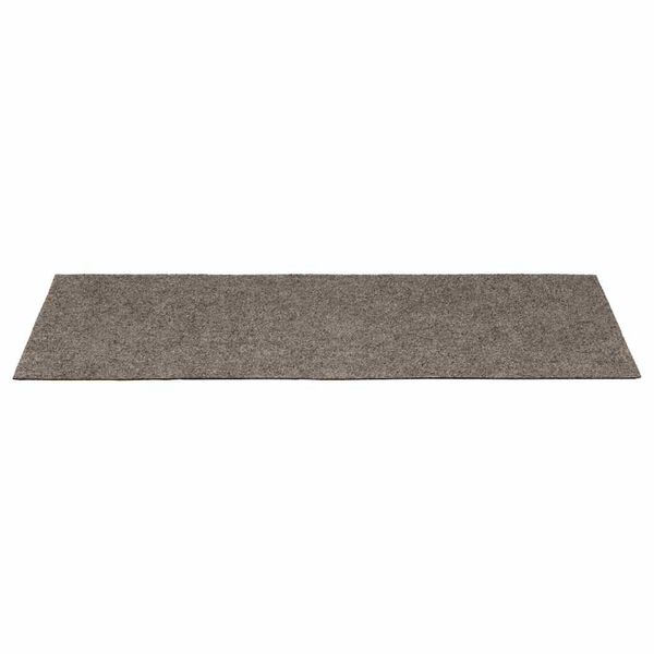vidaXL Trappematter selvklebende 15 stk 65x21x4 cm beige rektangulær kant