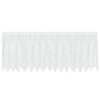 vidaXL Blondegardin Hvit 120 x 400 cm Polyester