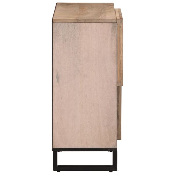 vidaXL Skjenk 80x34x75 cm heltre mango