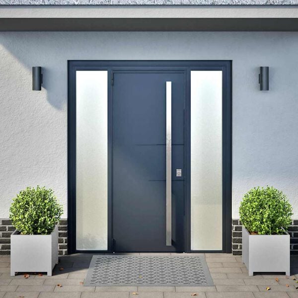 vidaXL Plantekasser 2 stk 40x40x40 cm galvanisert st&aring;l