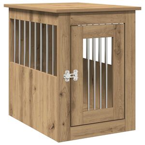vidaXL Hundeburm&oslash;bler artisan eik 45x62x59 cm konstruert tre