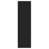 vidaXL Apotekskap svart 30x41x144,5 cm konstruert tre