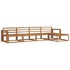 vidaXL Utend&oslash;rs sofa-sett 5 pcs Naturlig Solid akasietre