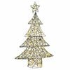 vidaXL Juletre 120 LED-lys Varmhvit 150 cm Rotting