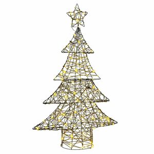 vidaXL Juletre 120 LED-lys Varmhvit 150 cm Rotting