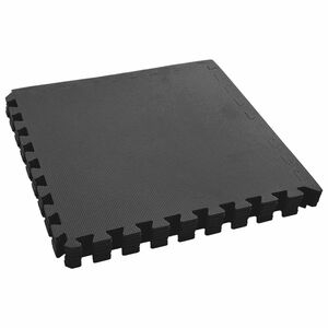 vidaXL Bassenggrunnmatte 6 stk. Svart 2,16 ㎡ EVA Skum