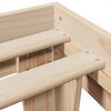 vidaXL Sengeramme uten madrass 180x200 cm heltre furu