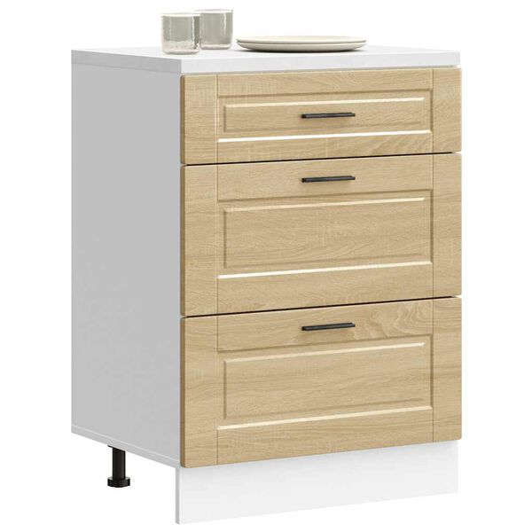 vidaXL Kj&oslash;kken underskap Porto sonoma eik konstruert tre