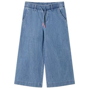 Barnebukser denimblå 92
