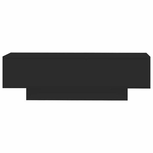 vidaXL Salongbord svart 100x49,5x31 cm konstruert tre