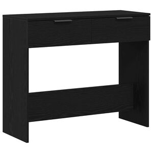 vidaXL Konsollbord Svart Eik 30 x 36 x 75 cm Konstruert tre