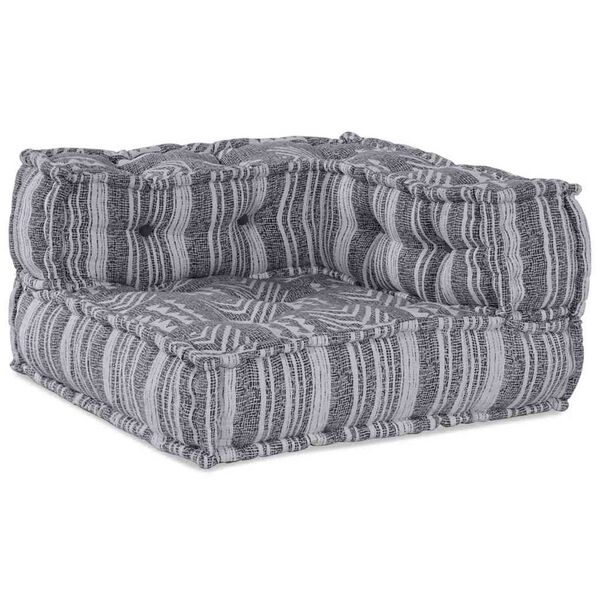 vidaXL Modulsofa 2 pcs Grå 140 x 70 x 56 cm stoff