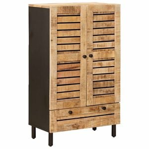 vidaXL Oppbevaringsskap Naturlig 60 x 33 x 100 cm Massiv mango tre