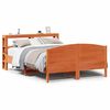 vidaXL Sengeramme uten madrass voksbrun 160x200 cm heltre furu