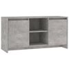 vidaXL TV-benk betonggr&aring; 102x37,5x52,5 cm konstruert tre