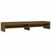 vidaXL Monitorstativ honningbrun 100x24x16 cm heltre furu